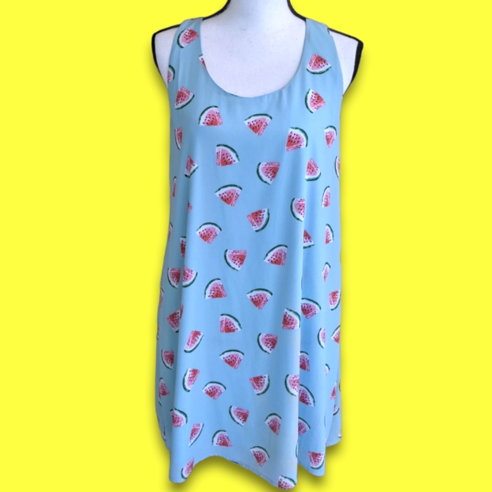 Everly - Watermelon Shift Dress